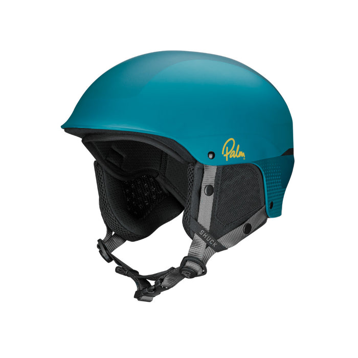 Palm Shuck Kayaking Helmet Teal Side View